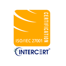 ISO/IEC 27001 certification issued by Intercert
