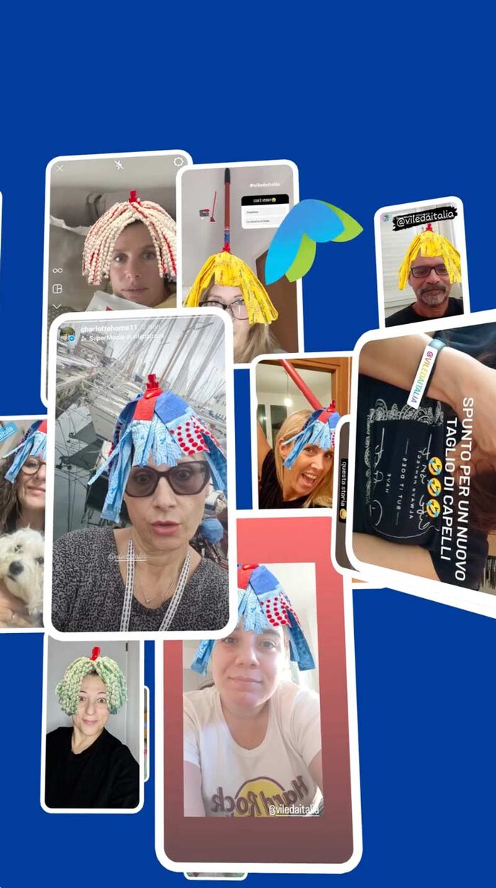 Stories published by Vileda contest participants and captured through brand mentions
