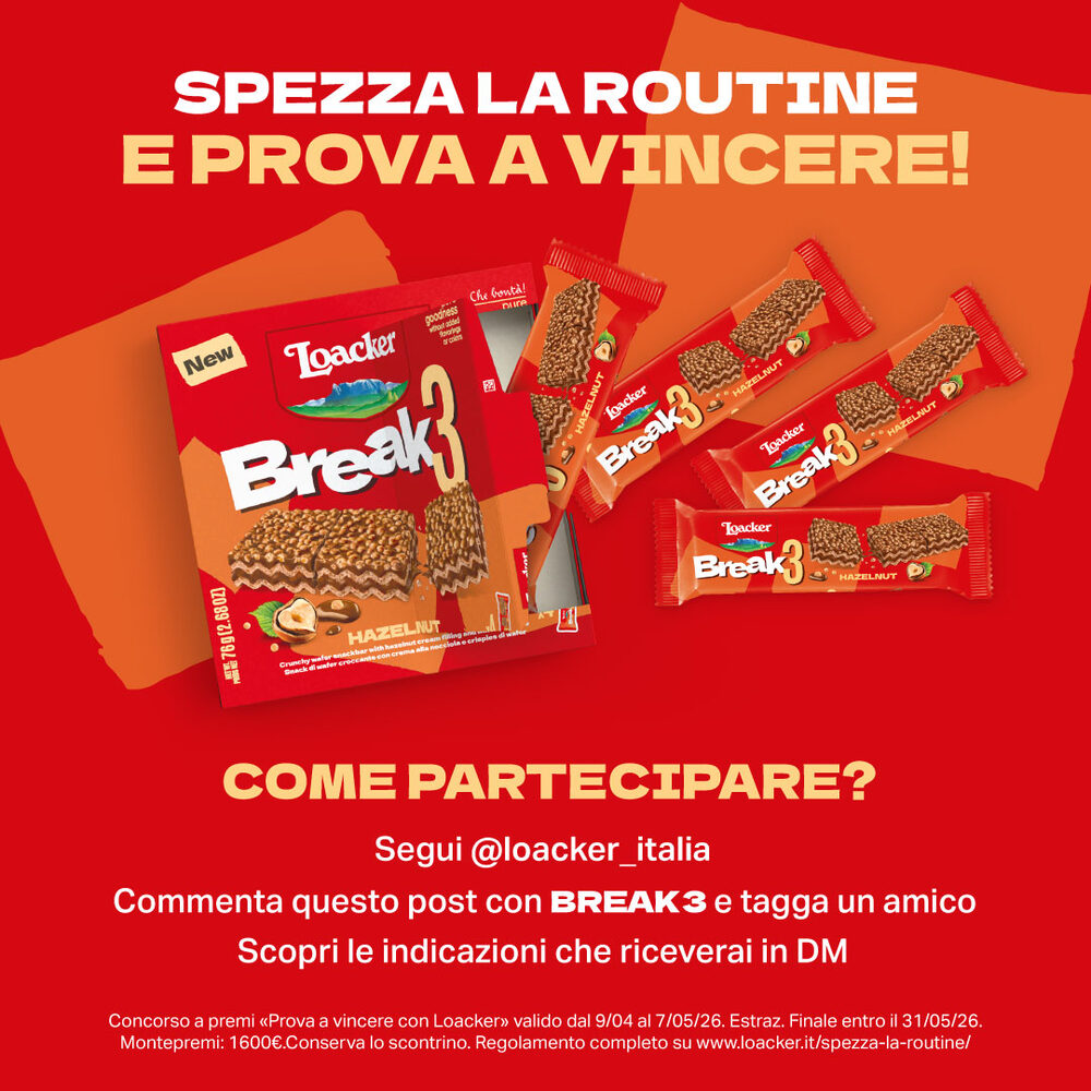 Loacker purchase-based Instagram promotion