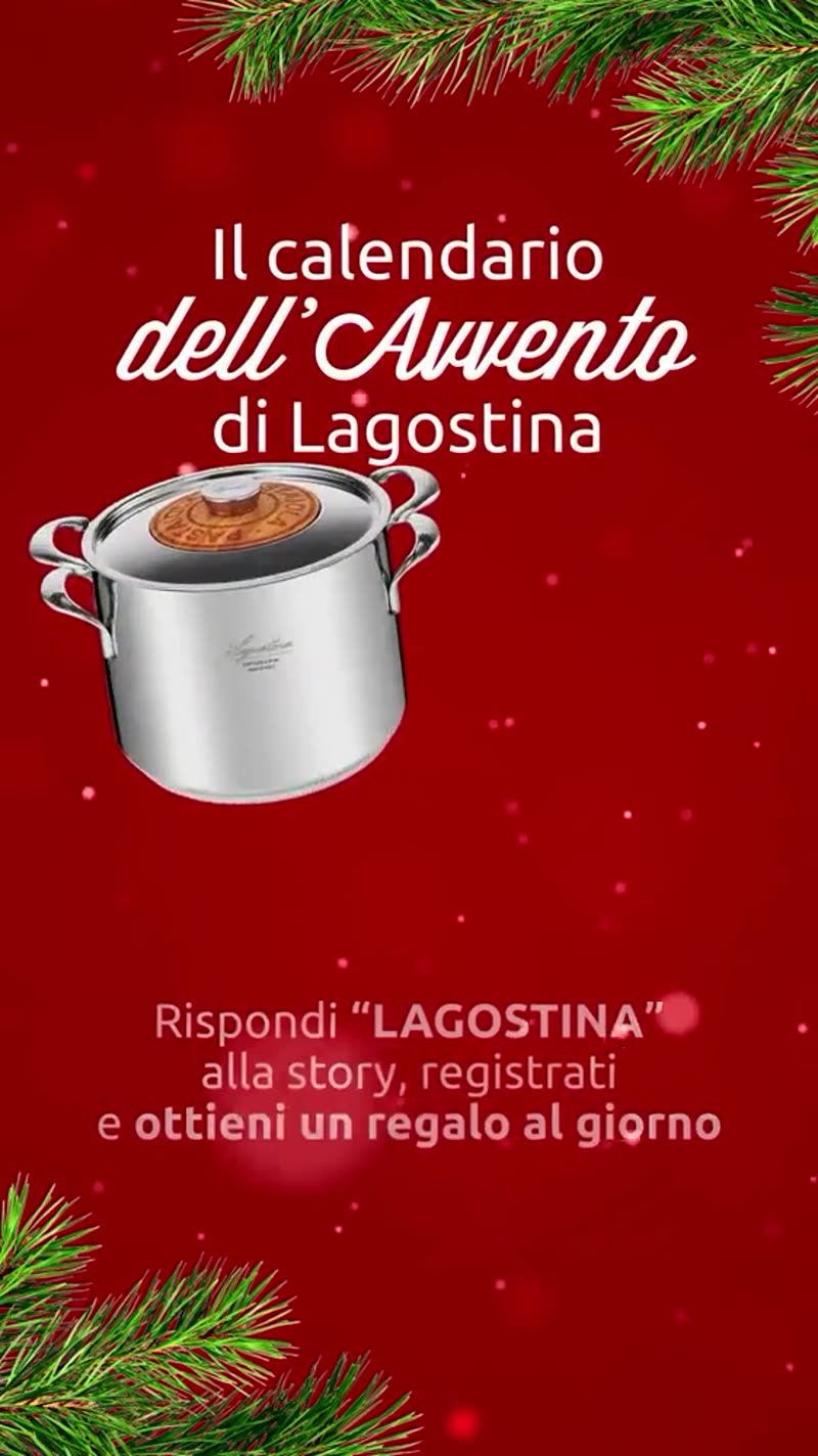 Lagostina Instagram Advent calendar