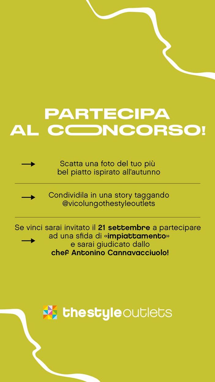 Vicolungo The Style Outlets Instagram story mention contest