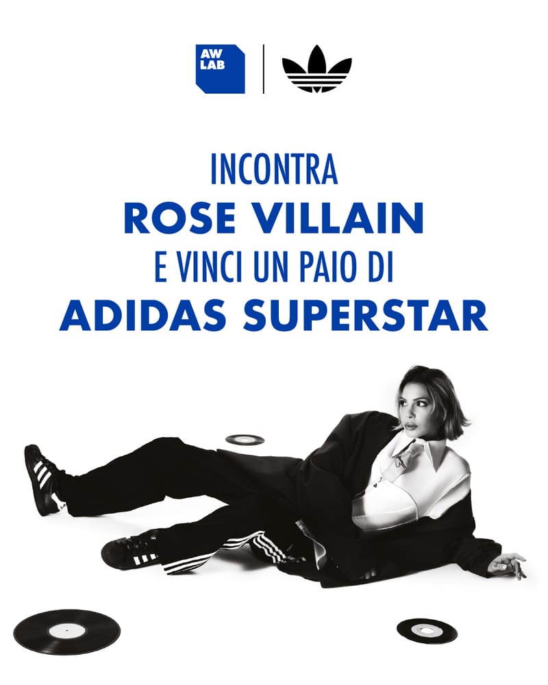 AW LAB x adidas contest with Rose Villain