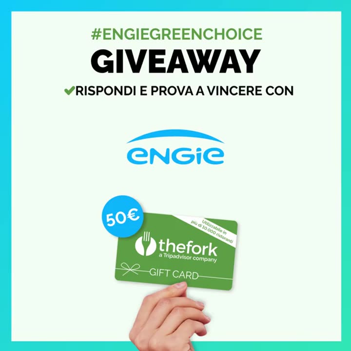 Engie prize promotion with TheFork