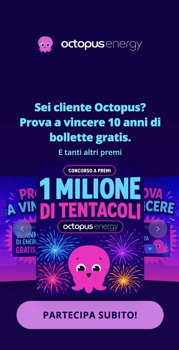 Octopus Energy contest landing page